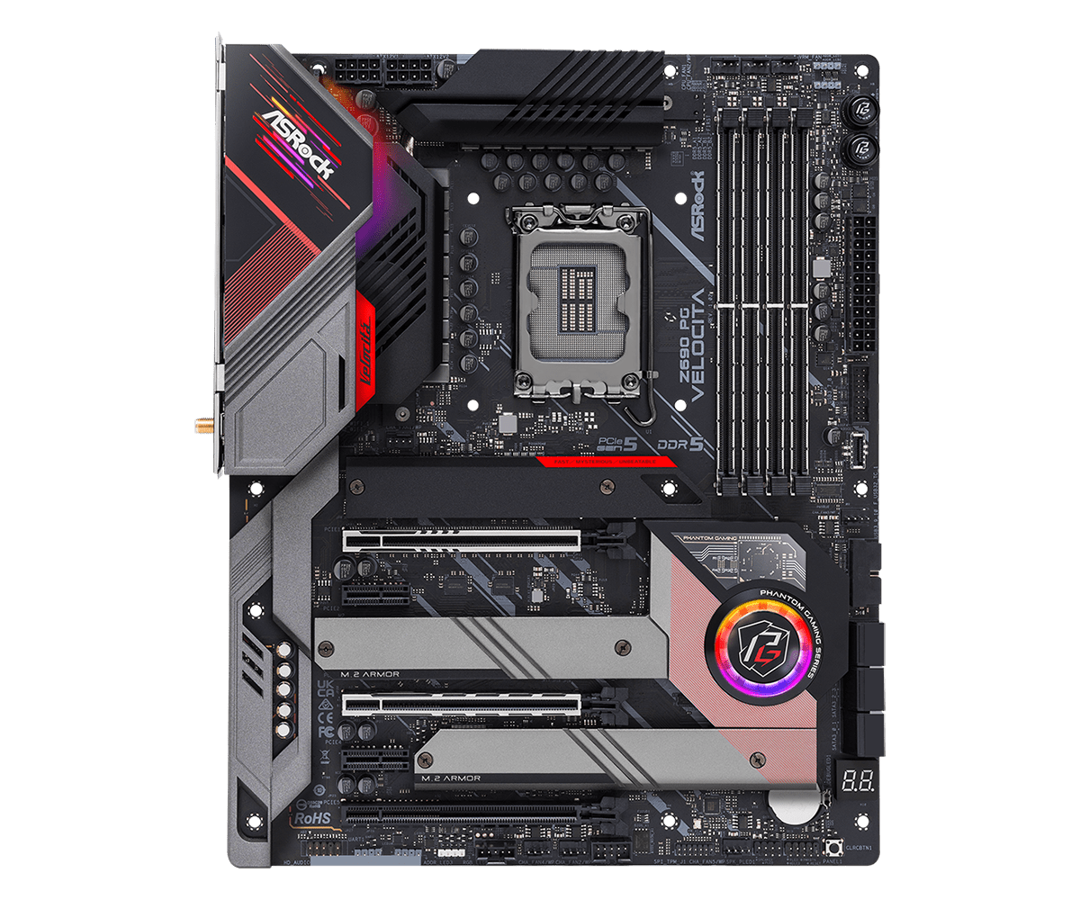 Placa-mãe Asrock Z690 PG VELOC - Lga 1700 Ddr5 Itx Motherboard avaliação e preço