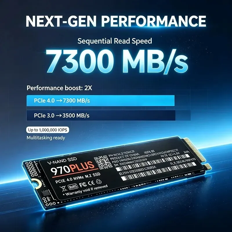 970 PRO 7300 MB/s PCIe 4.0 X4  - M.2 Nvme 4Tb Pcie 4.0 Ssd avaliação e preço