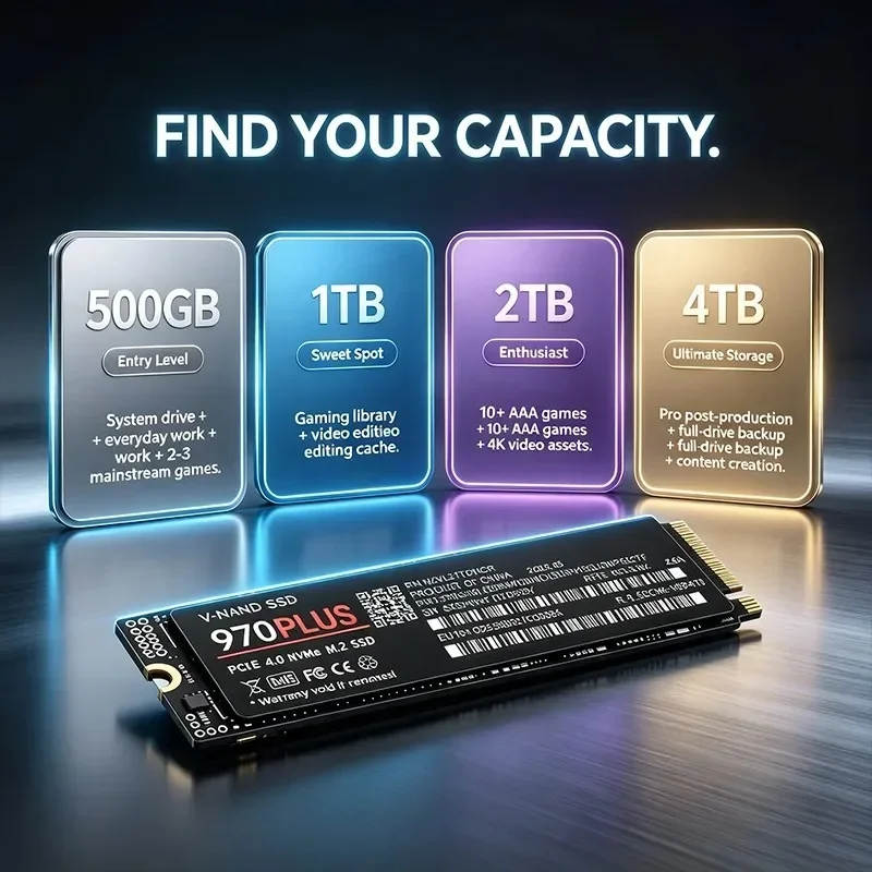970 PRO 7300 MB/s PCIe 4.0 X4  - M.2 Nvme 4Tb Pcie 4.0 Ssd avaliação e preço