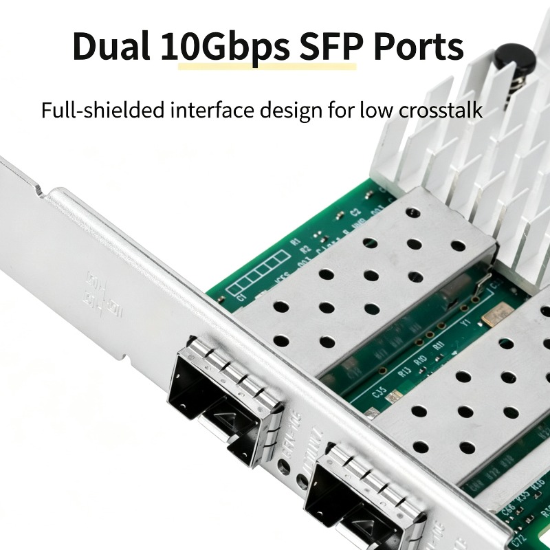 X520-DA2 82599EN Placa de Rede - 10Gb Sfp+ Pcie Network Card Dual Port avaliação e preço
