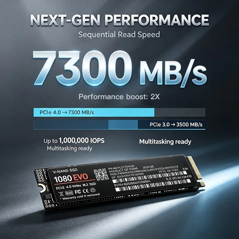 SSD interno 1080 EVO M.2 NVMe  - M.2 Nvme 4Tb Pcie 4.0 Ssd avaliação e preço