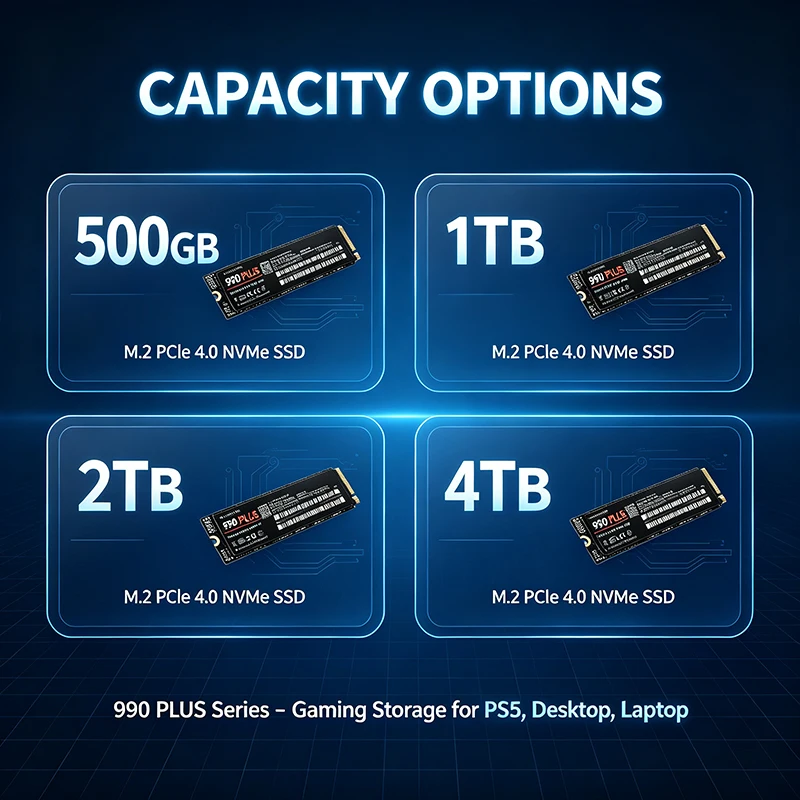 SSD M.2 NVMe PCIe 4.0 990 Plus - M.2 Nvme 4Tb Pcie 4.0 Ssd avaliação e preço